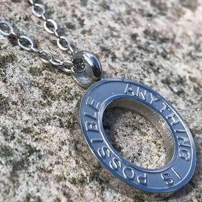 ANYTHING IS POSSIBLE Steel necklace
