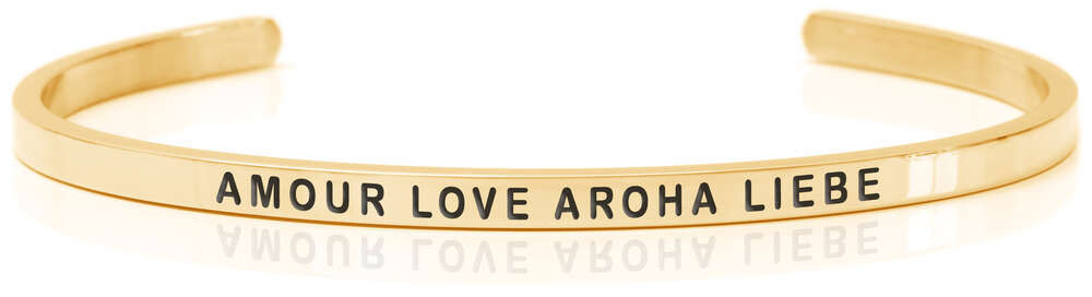 AMOUR LOVE AROHA LIEBE Gold