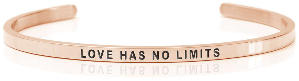 LOVE HAS NO LIMITS Rose gold