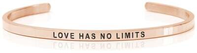 LOVE HAS NO LIMITS Rose gold