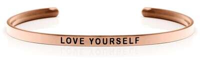 LOVE YOURSELF Rose gold