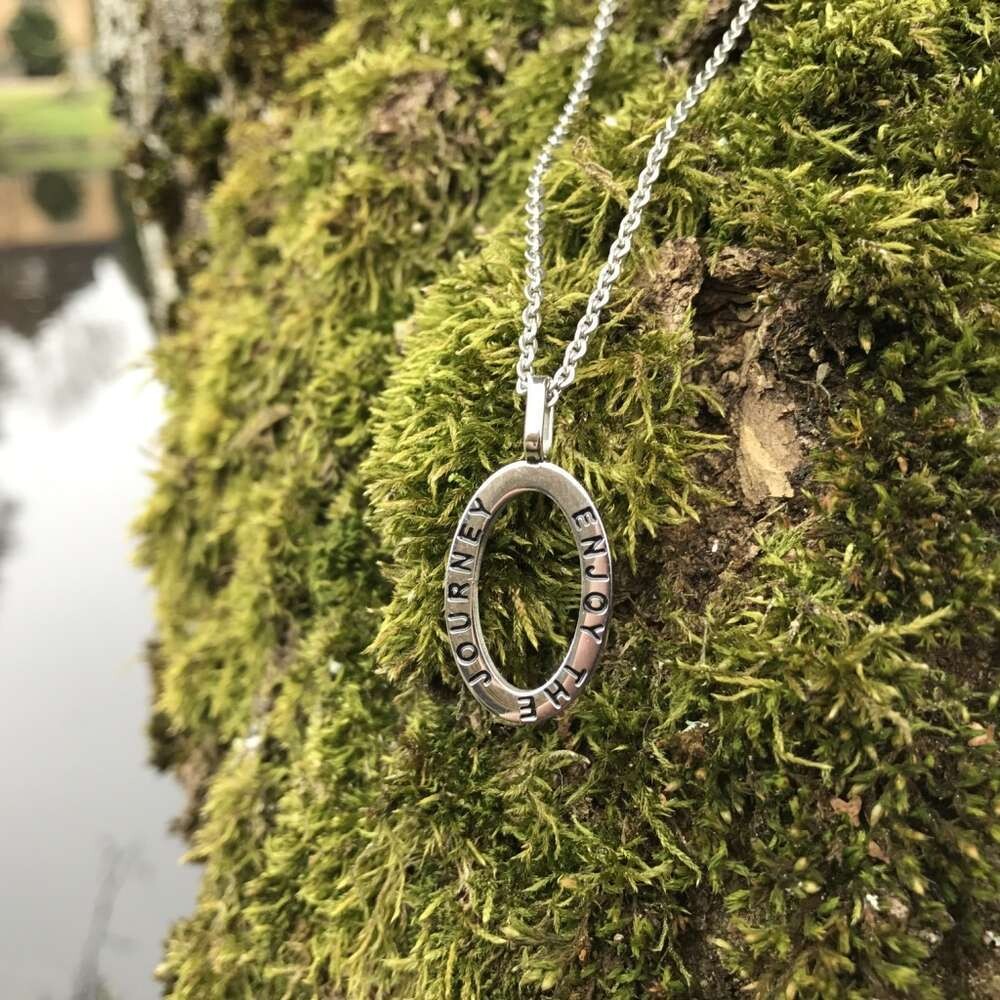 ENJOY THE JOURNEY Steel necklace