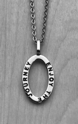 ENJOY THE JOURNEY Steel necklace