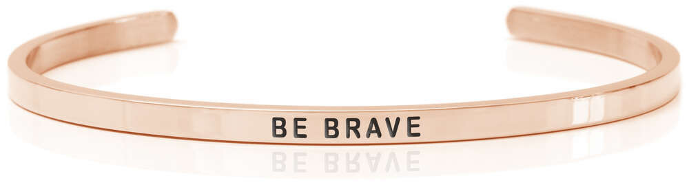 BE BRAVE 18K Rose gold, Swedish steel (Buy One Give One collection)