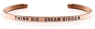 THINK BIG - DREAM BIGGER Rose gold