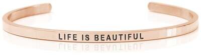 LIFE IS BEAUTIFUL 18K Rose gold (Buy One Give One collection) &quot;Utgått&quot;