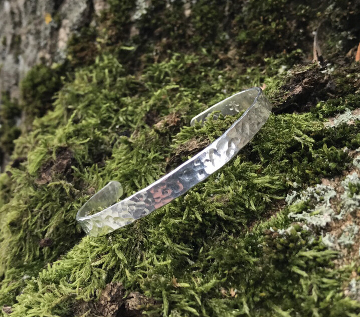 Violet armband - Swedish sterling silver, handmade in Sweden