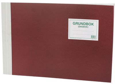 PF 1193 Grundbok (Dagbok) med kopia