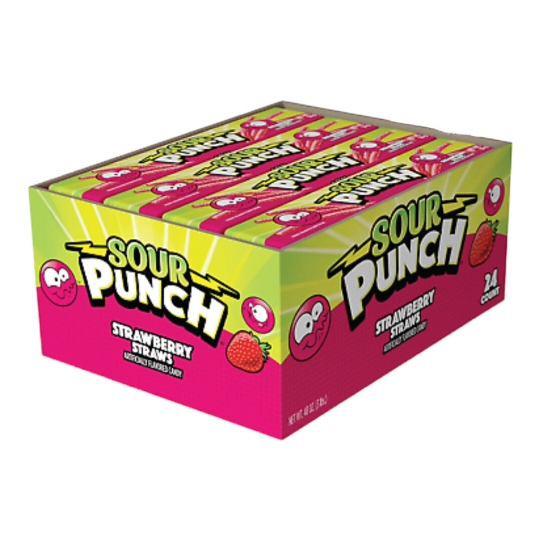 SOUR PUNCH STRAWBERRY STRAWS