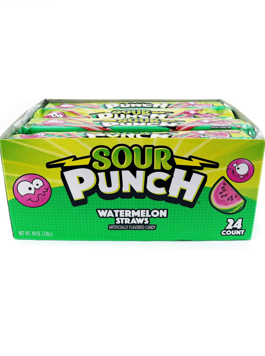 SOUR PUNCH WATERMELON STRAW