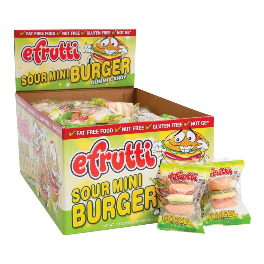 eFrutti Sour Mini Burger Shape