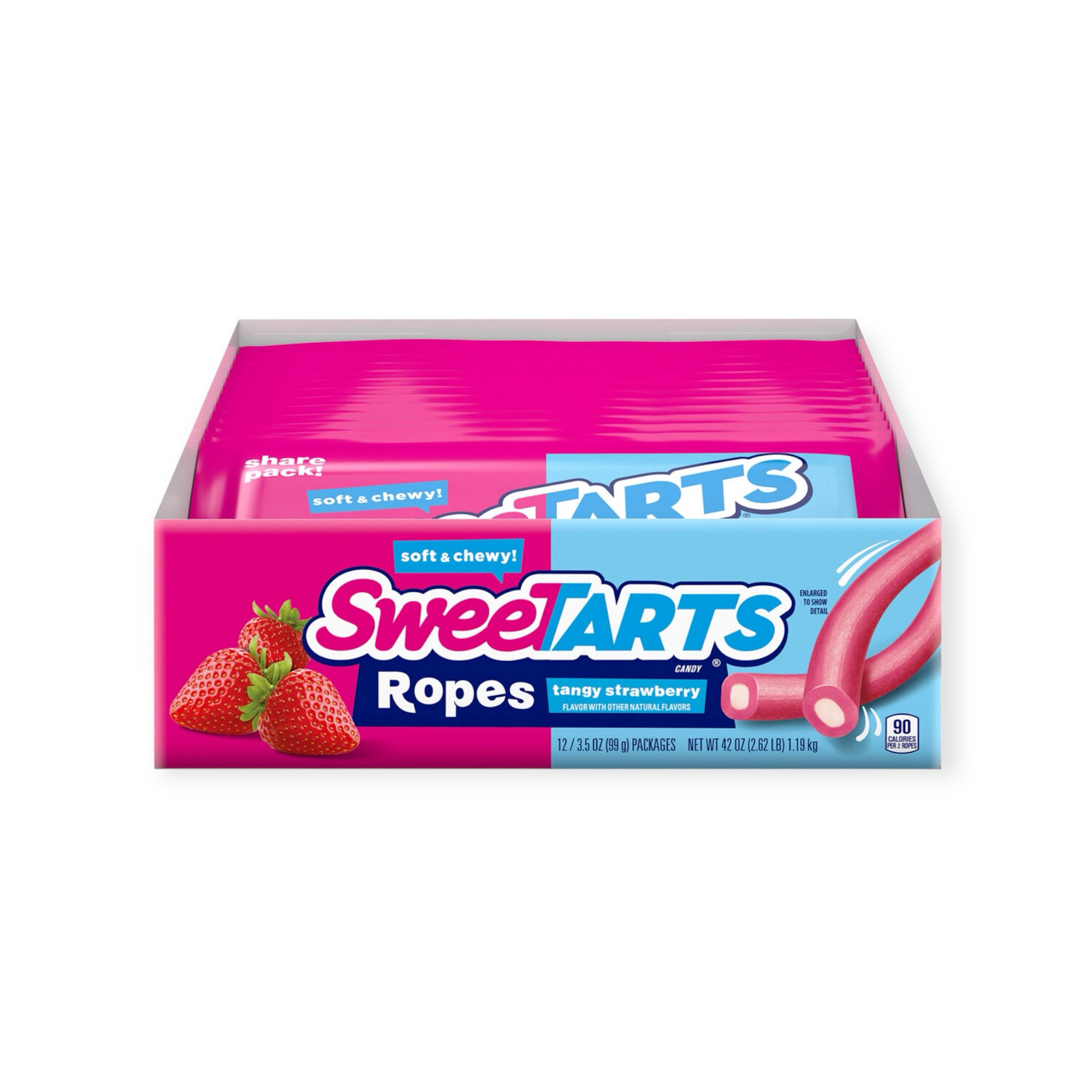 Sweet Tarts Ropes - 12 Ct (K)