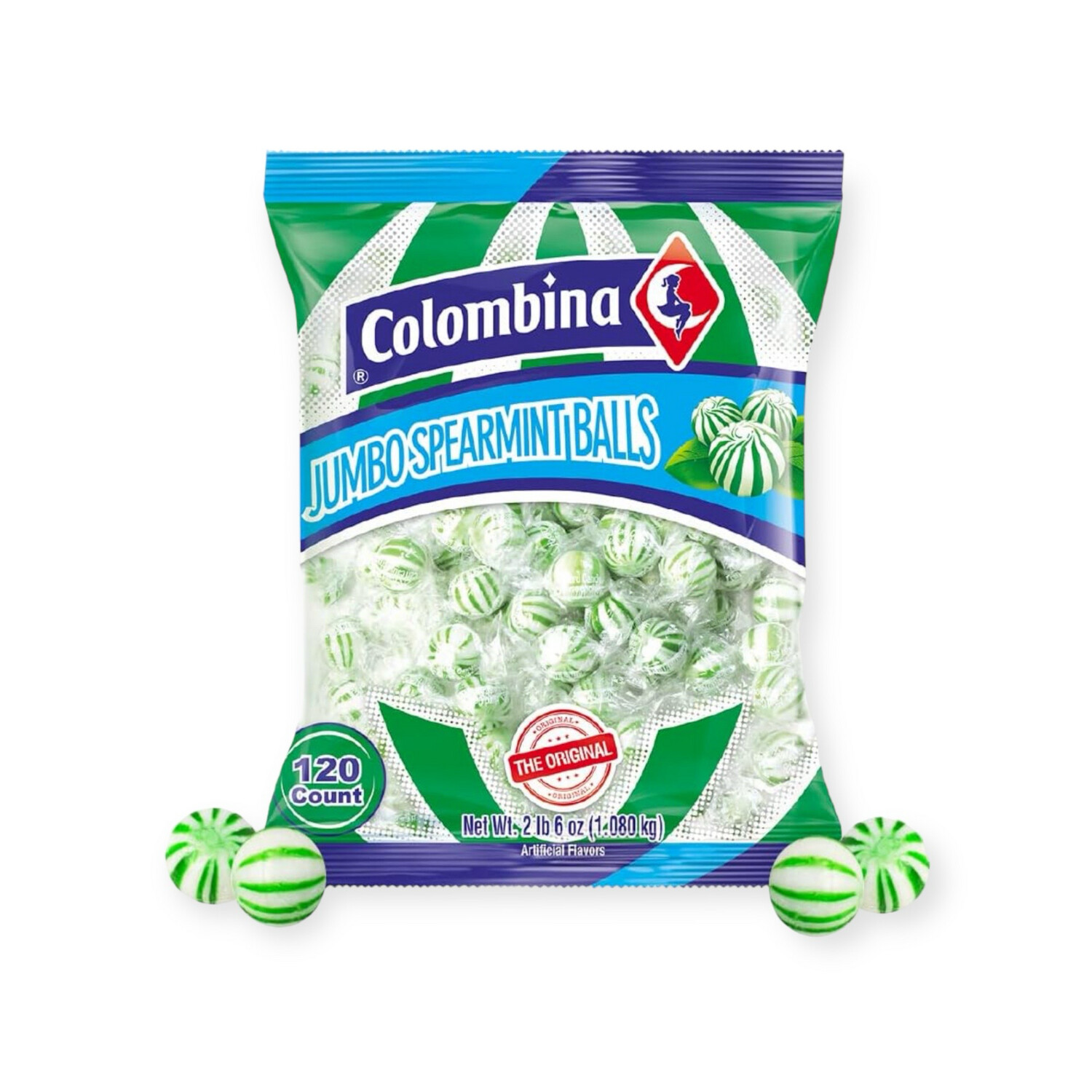 Colombian Jumbo Spearmint -120 CT