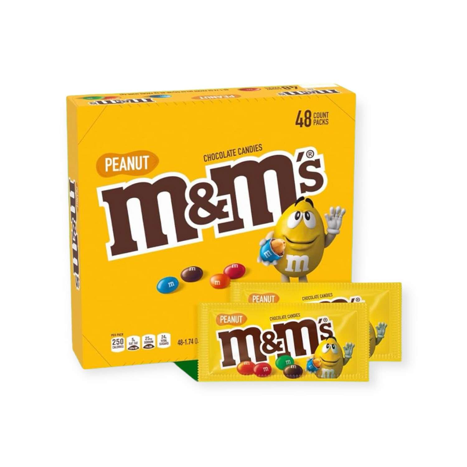 M&amp;M&#39;s Peanut - 48 Ct (R)