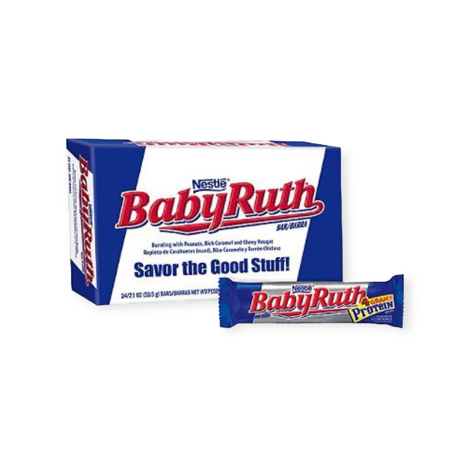 Baby Ruth Bar 24 Ct (R)