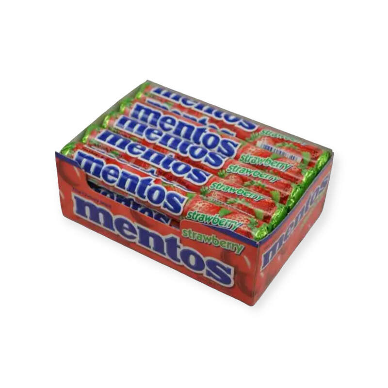 Mentos Strawberry - 15 Ct