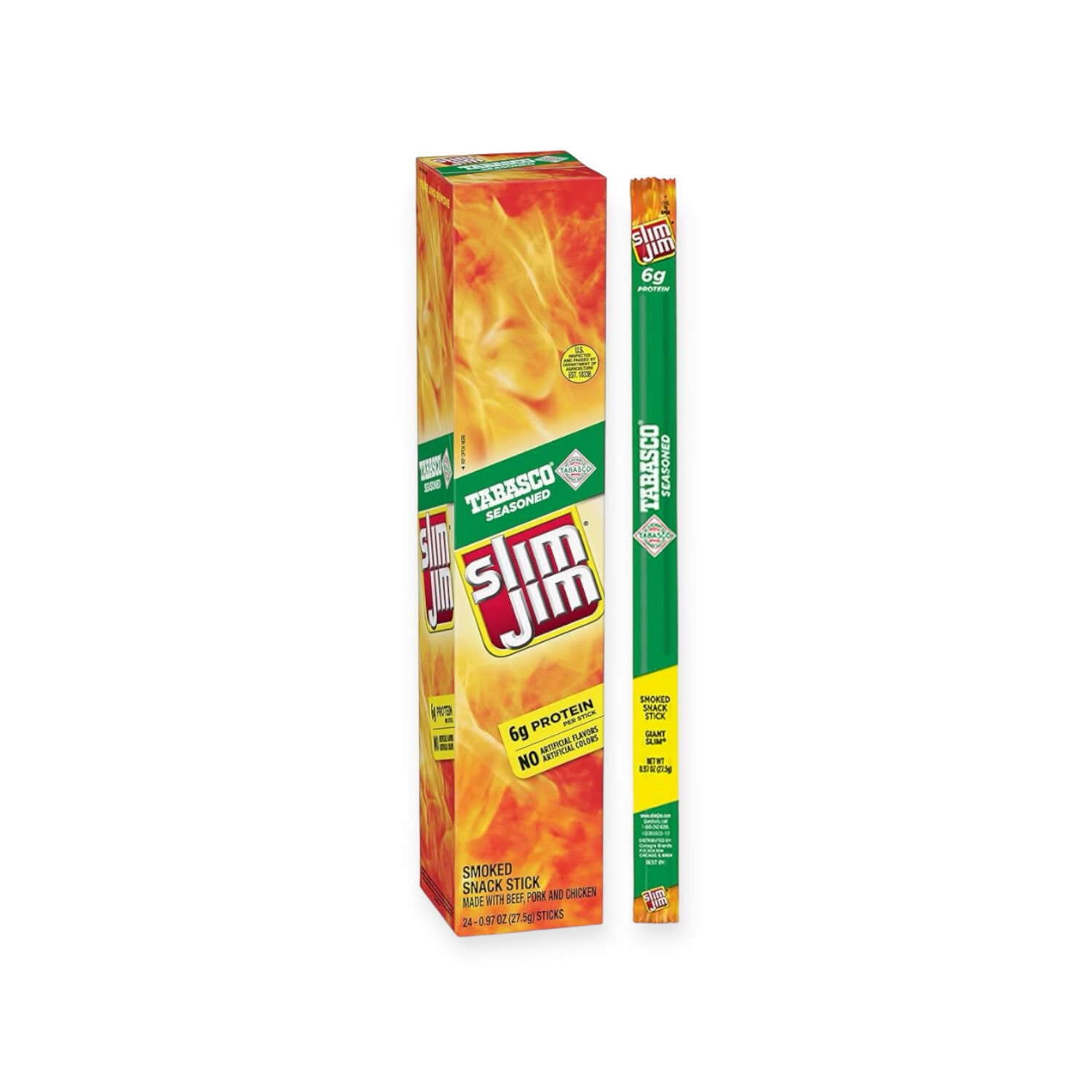 Slim Jim Tabasco Seasoned