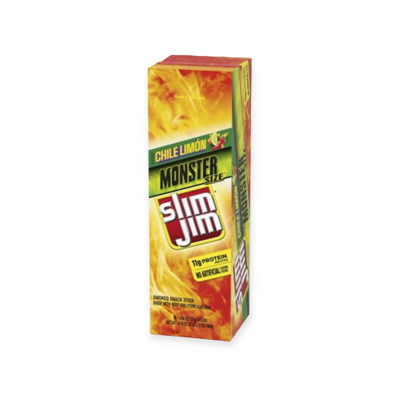 Slim Jim Chile Limon Monster Size