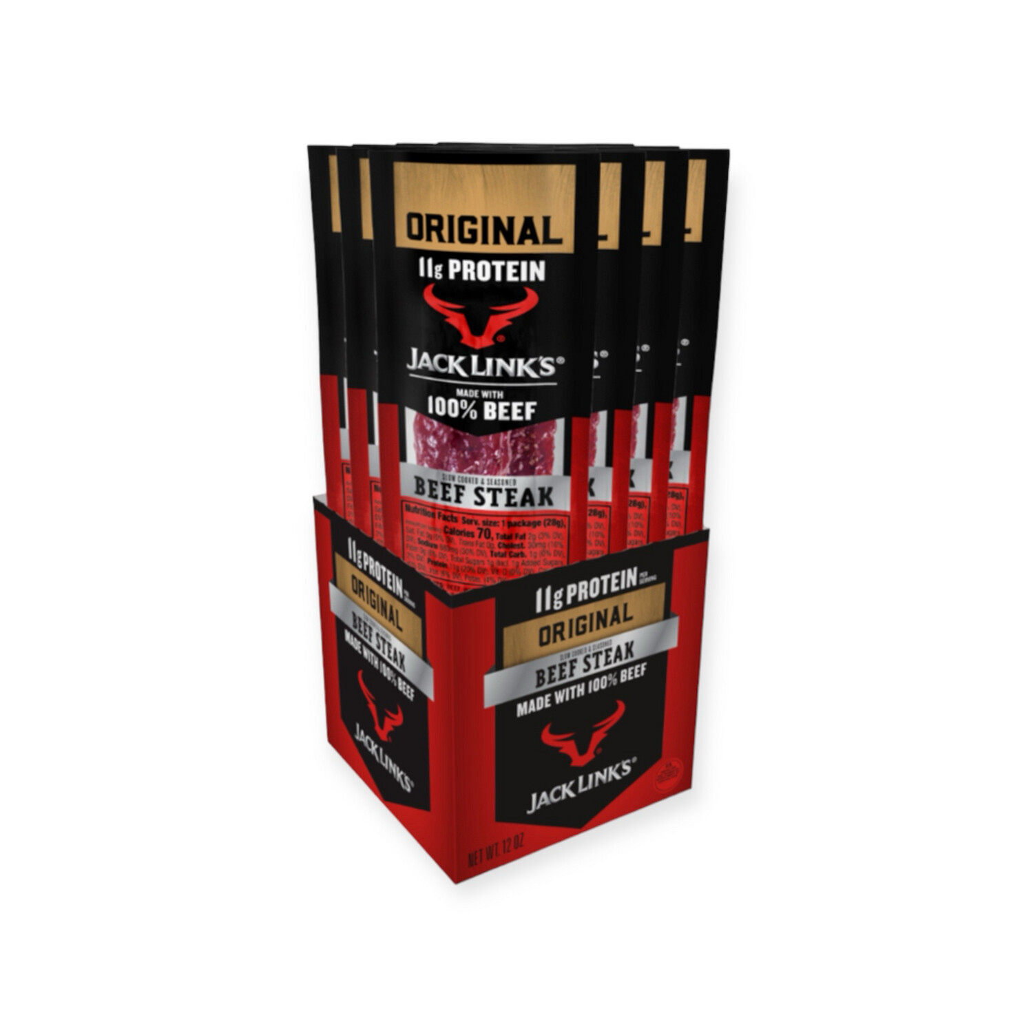 Jack Links Beef &amp; Stick - 12 Ct