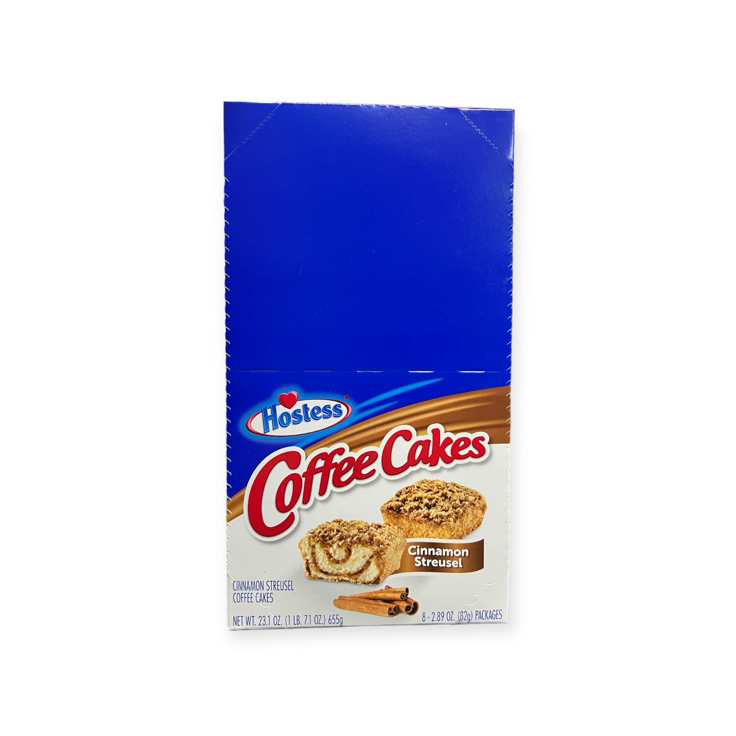 Hostess Coffee Cakes, Cinnamon Streusel, 2.89 Ounce, 8 Count