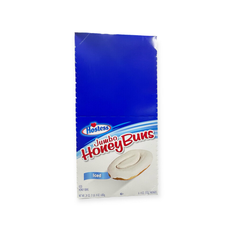 Hostess Jambo Honey Bun Iced 6 Ct