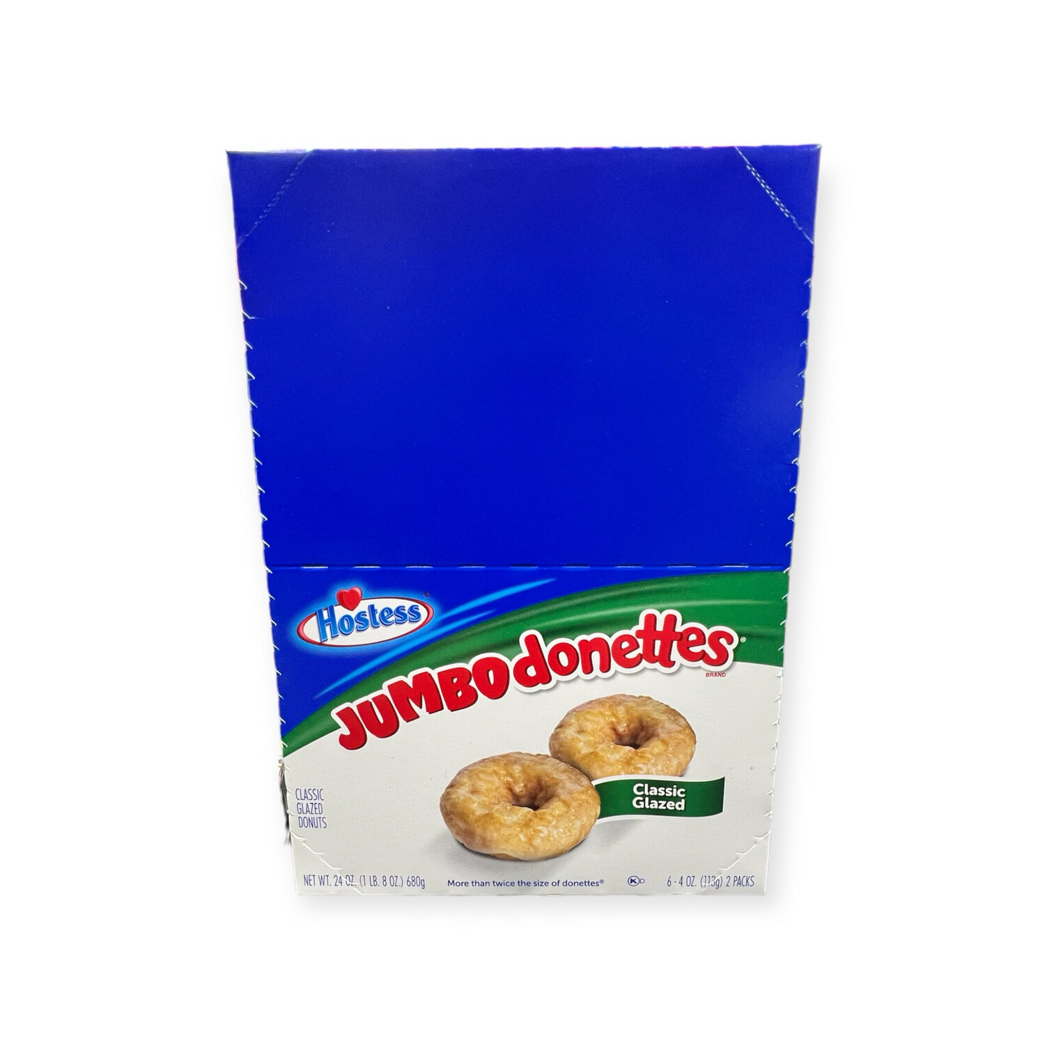 Hostess Jumbo Donuts Classic Glazed 6 Ct