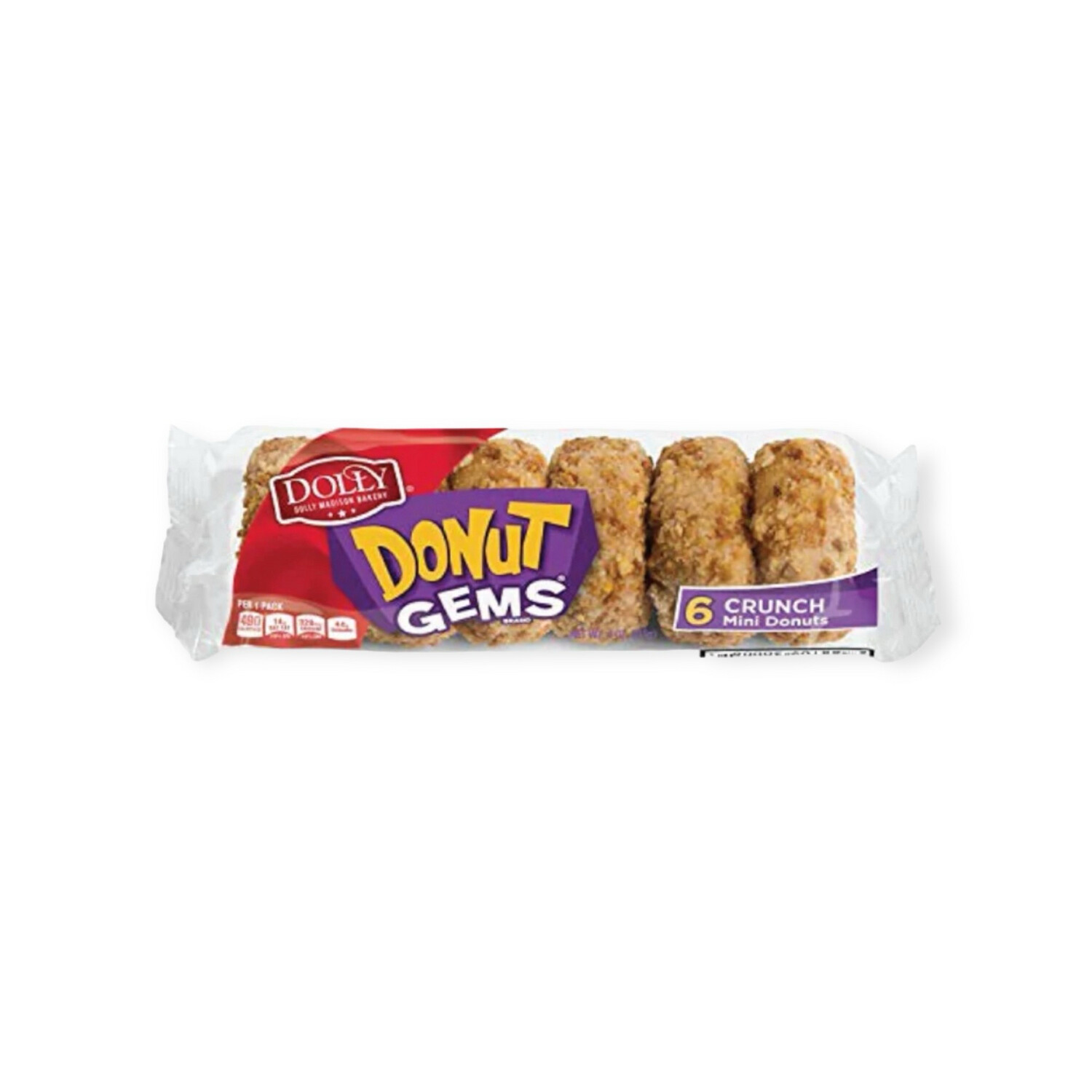 Dolly Crunch Mini Donut 10 Ct