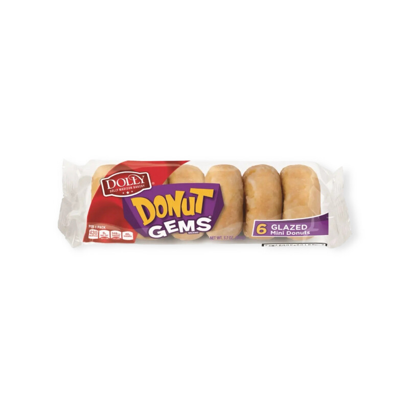 Dolly- Donut Gems Glazed Mini Donuts 10 Ct