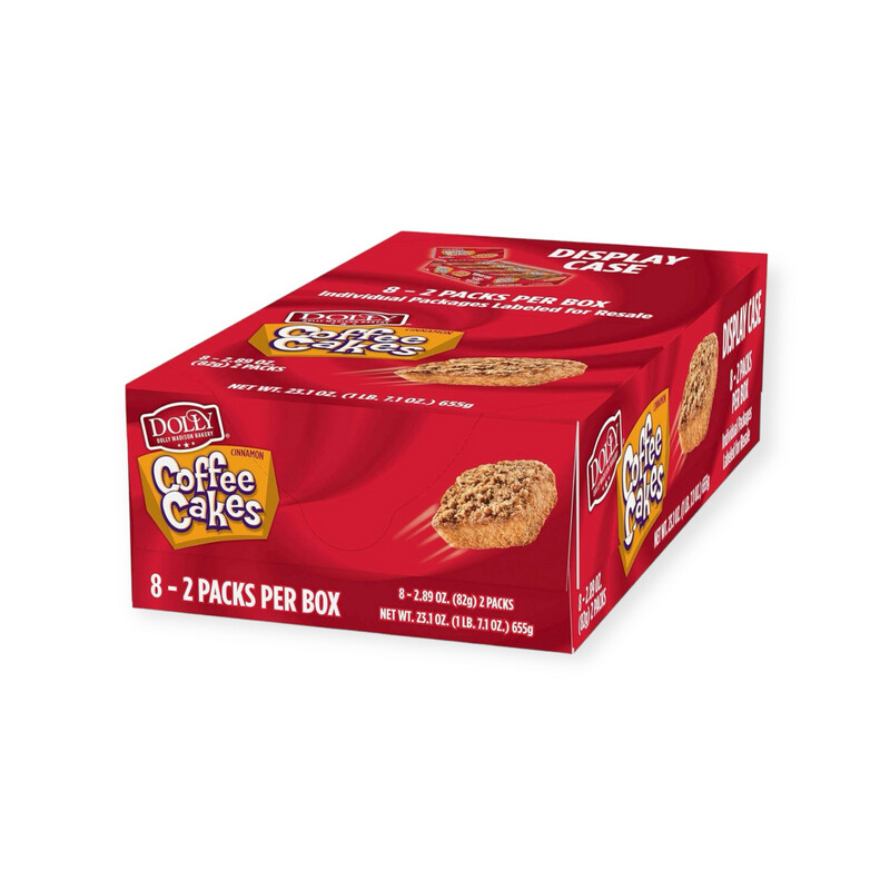 Dolly Madison Coffee Cakes - 2.89 Oz - 8 Count (16 Total Coffee Cakes)