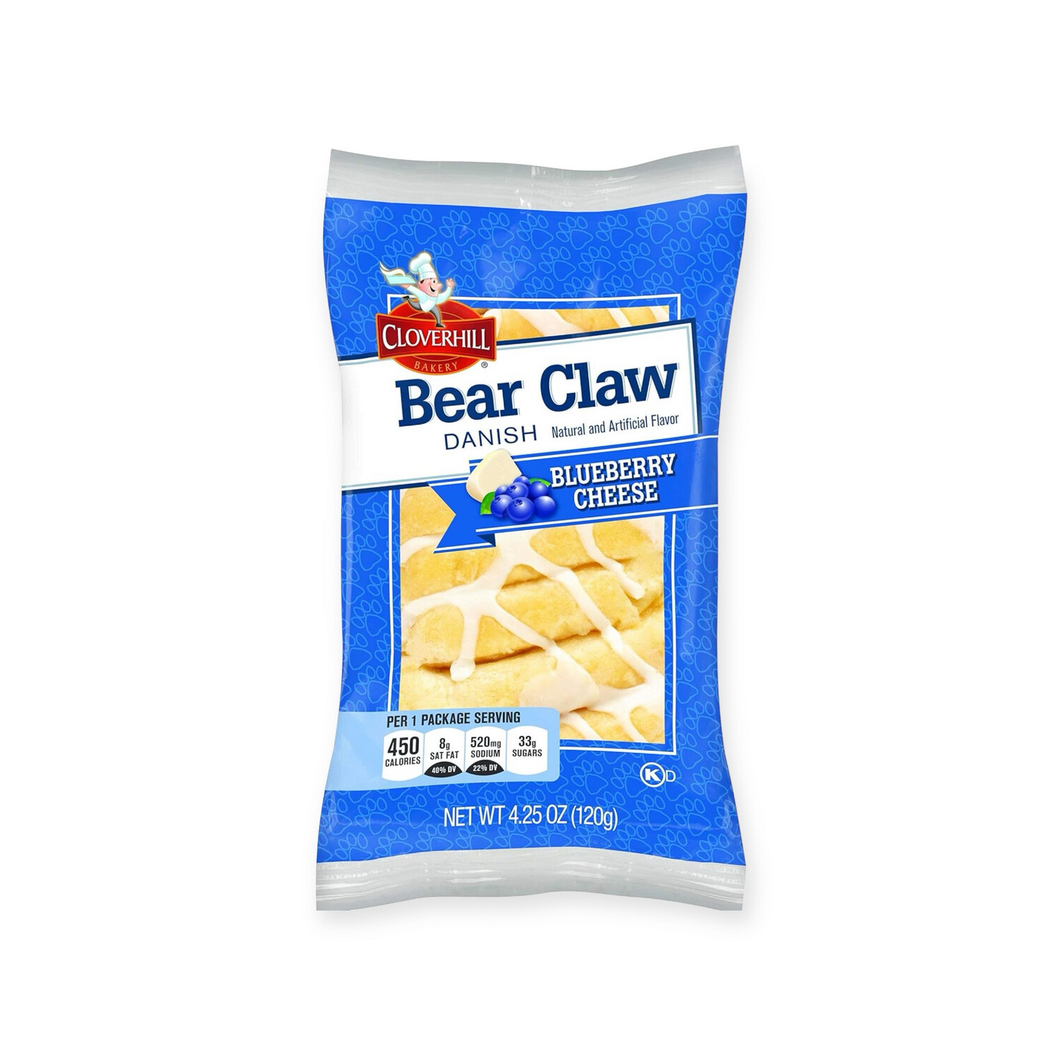 CLOVERHILL DANISH - BLUEBERRY CHEESE