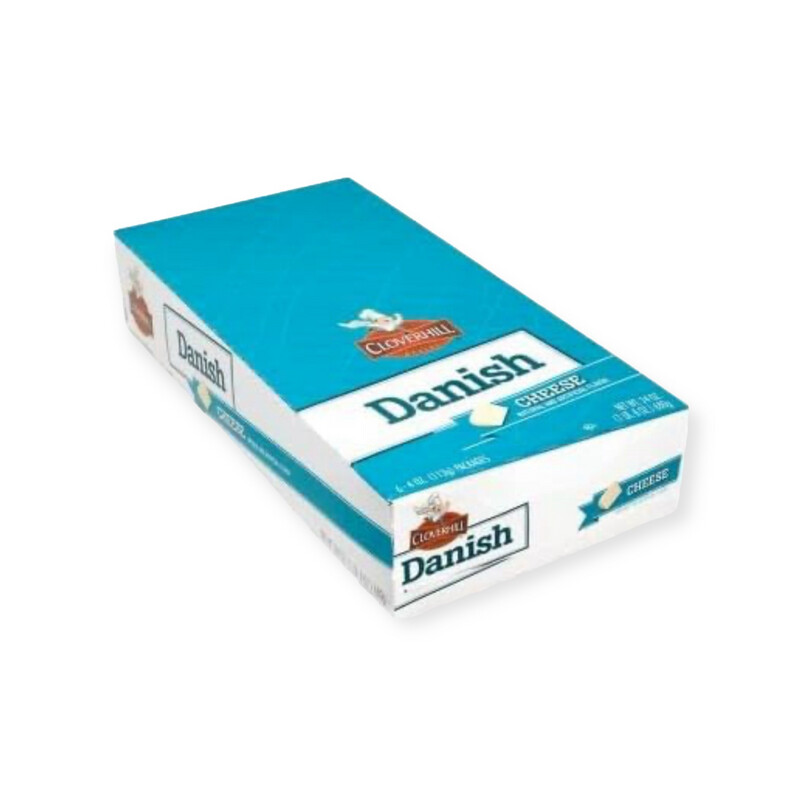 Cloverhill Bakery Round Cheese Danish, 4 Ounce - 6 Count Display Box
