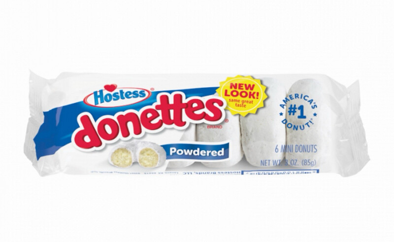 Hostess Donettes Powder Mini Donuts - 10 Ct