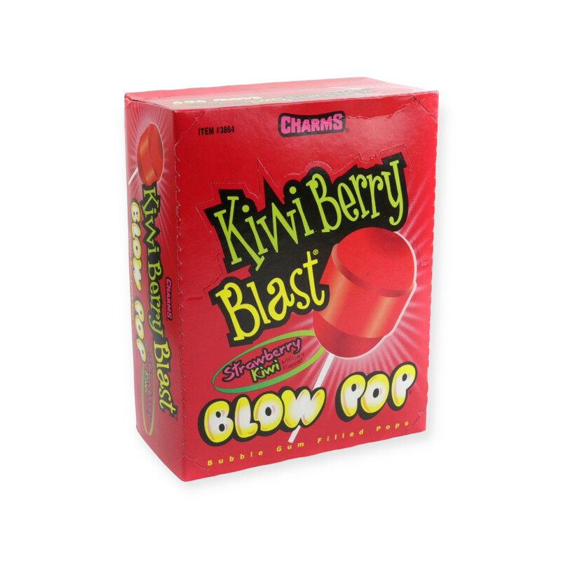 Blow Pop Kiwi Berry Blast - 48 Ct