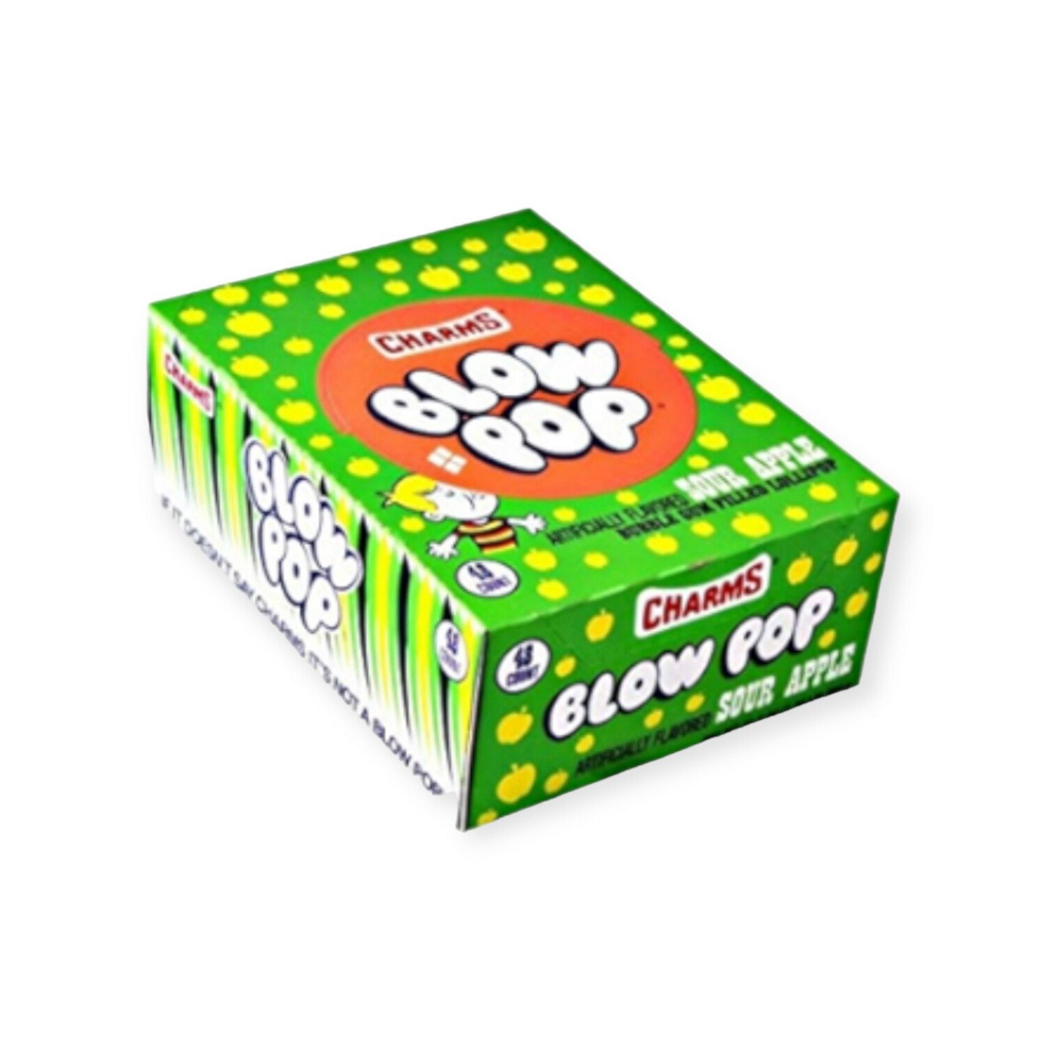 Blow Pop Sour Apple - 48 Ct