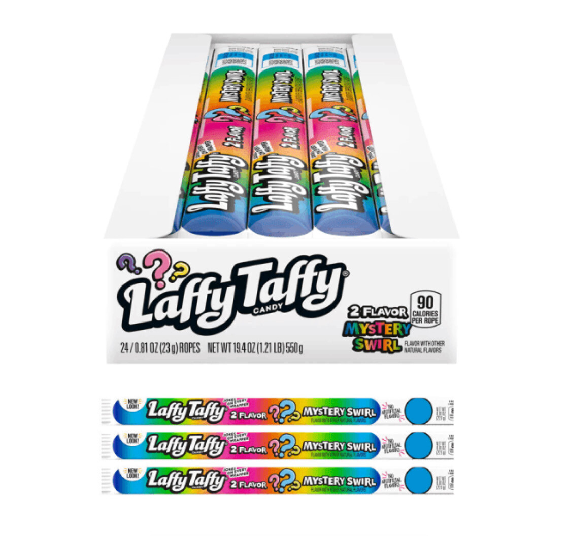 Laffy Taffy Candy 2 Flavor Mystery Swirl