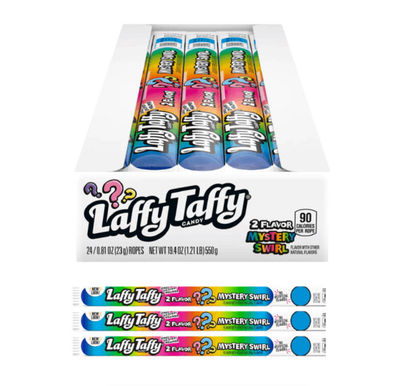 Laffy Taffy Candy 2 Flavor Mystery Swirl