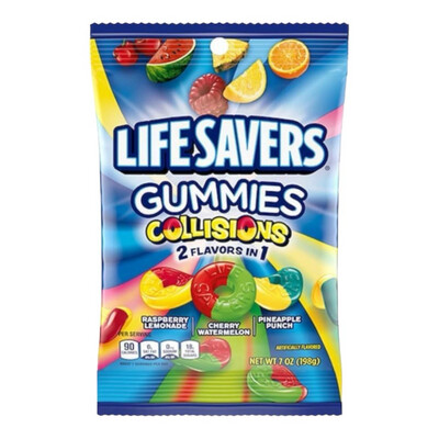LIFESAVERS GUMMIES COLLISIONS 12/7OZ
