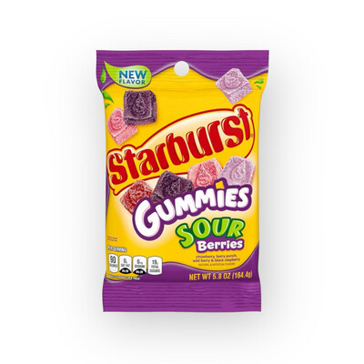 STARBURST AIRS GUMMIES SOUR BERRIES 12/ 5.8 OZ