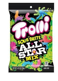 TROLLI SOUR BRITE ALL STAR MIX
4.25OZ