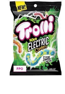 TROLLI SOUR ELECTRIC CRAWLERS 12/ 4.25Oz