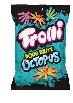 TROLLI SOUR BRITE OCTOPUS 12/ 4.25 Oz BAG