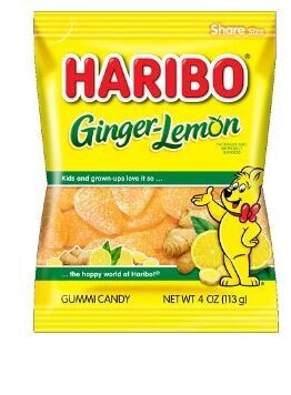 HARIBO 4OZ GINGER LEMON 12/4 Oz