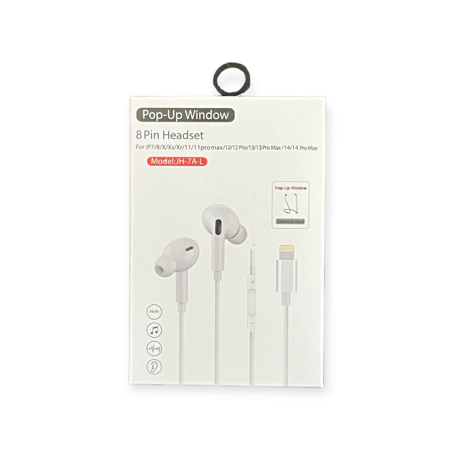 Pop- Up Window 8 Pin Headset - I Phone