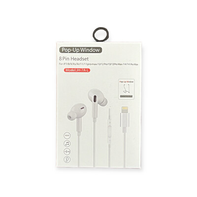 Pop- Up Window 8 Pin Headset - I Phone