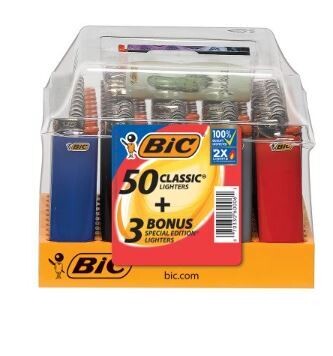 BIC LIGHTERS REG + 3 Bonus