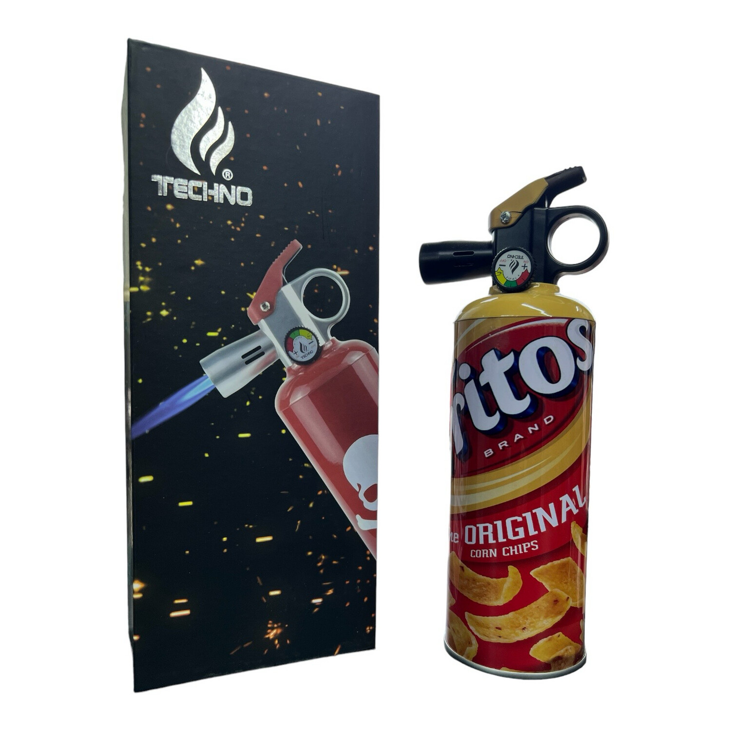 Techno Fire Extinguisher Torch - Fritos Extinguisher Torch