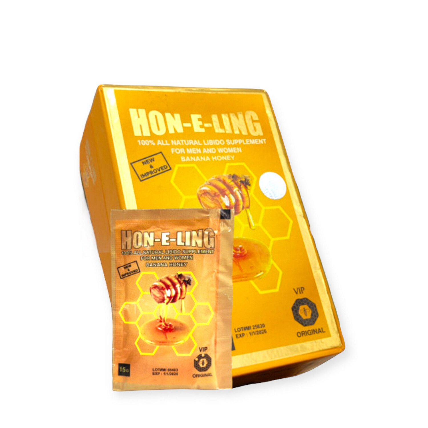 HON-E-LING - 25 SACHETS Original - BANANA