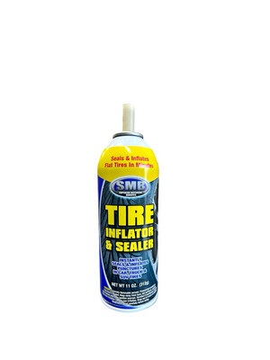 TIRE INFLATOR &amp; SEALER WITH CONE TOP