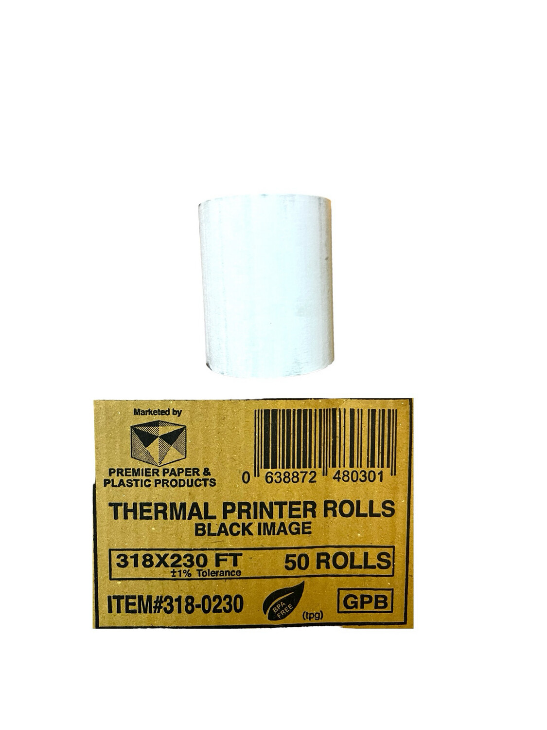 THERMAL PRINTER ROLLS - Black Image