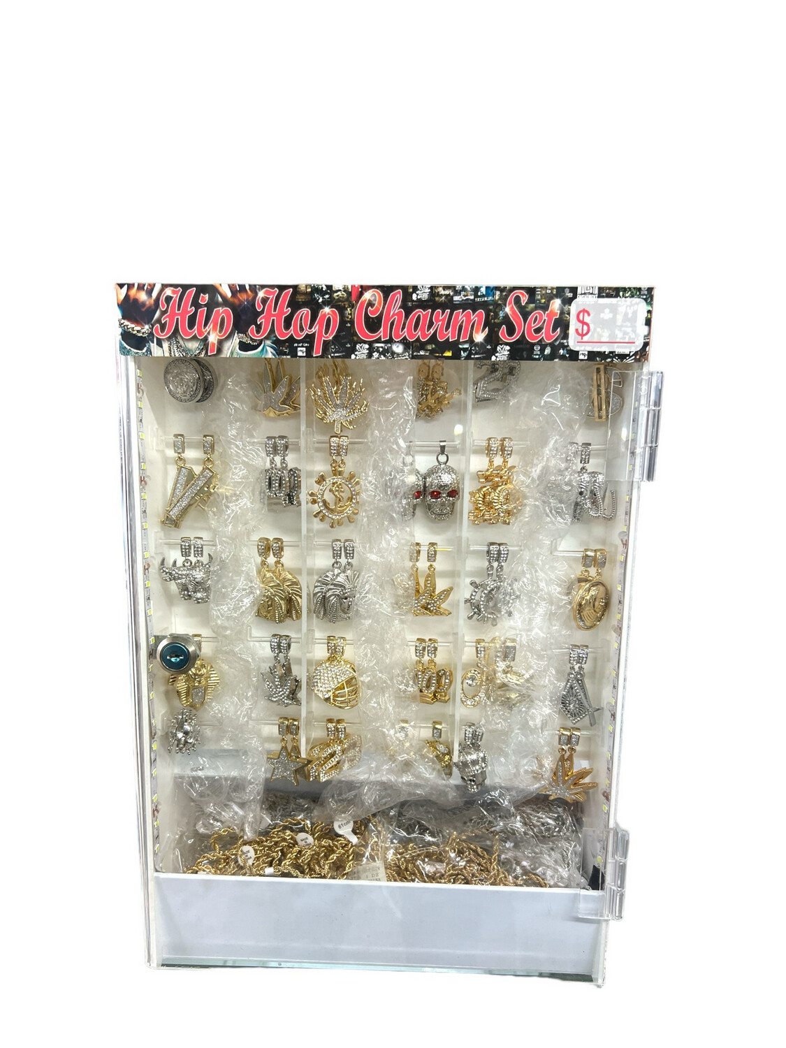 HIP HOP CHARM NECKLACES CHAINS -60 CT